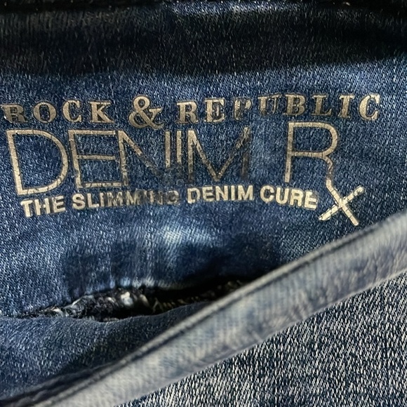 Rock & Republic Slimming Denim Rx Jegging Size 4 - Picture 3 of 9